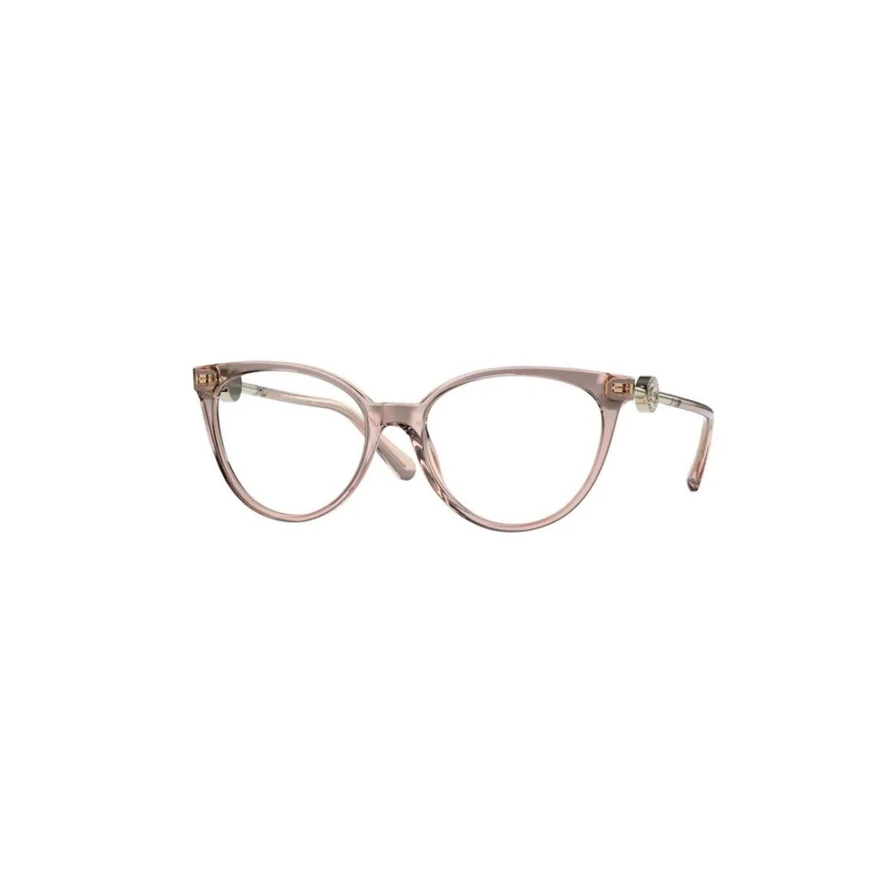 Versace Women's Pink Woman Ve3298b 5339 Optical Frames Acetate Pantos Normal - Image 3