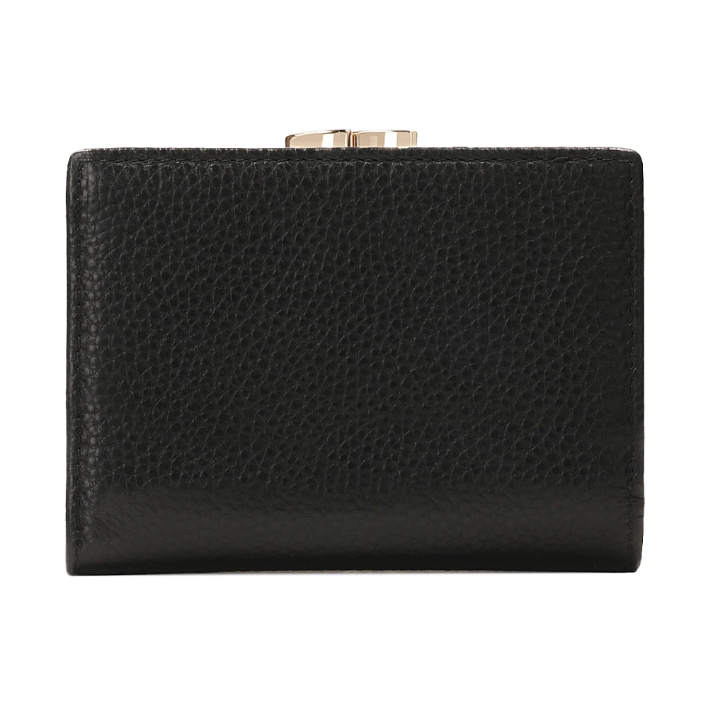 Kazar Gewatteerde kleine portemonnee met strass Black Dames