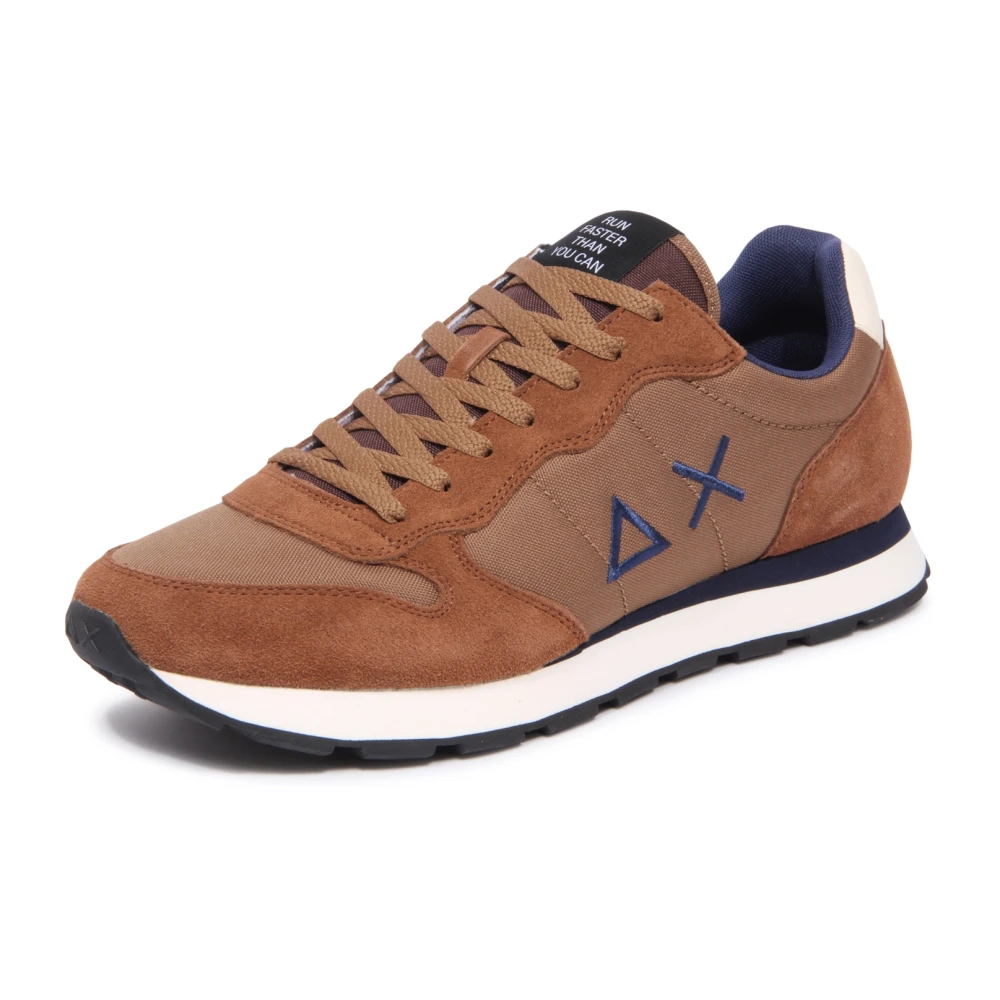 Sun68 TOM Solid Nylon Heren Schoenen Bruin