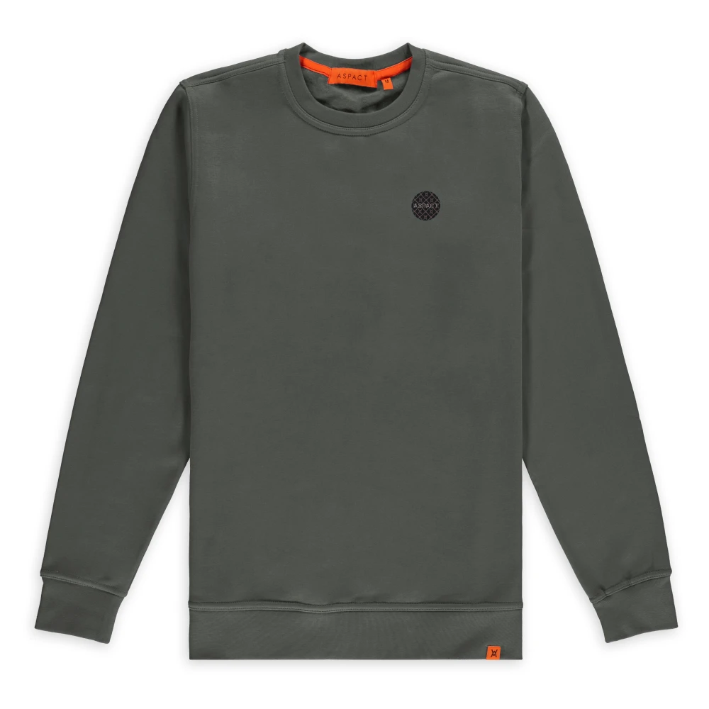Aspact Benja Crewneck Gray Heren