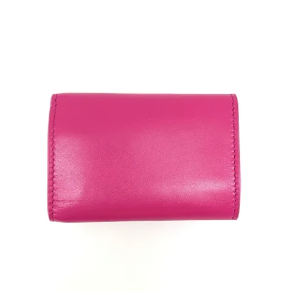 Balenciaga Vintage Pre-owned Leather wallets Pink Dames