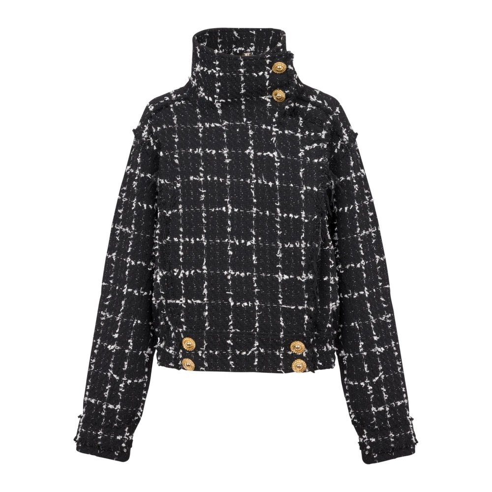 Jackets > Tweed Jackets - - Balmain - Modalova