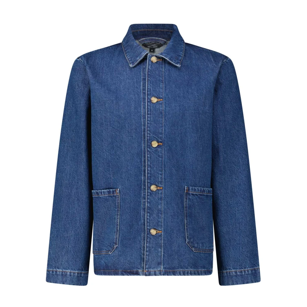 A.p.c. Klassieke Denim Werkjas Blue Heren