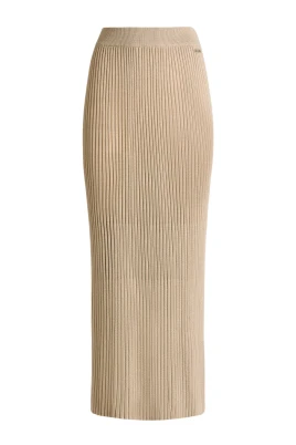 Neutral Beige Ull Pennkjol