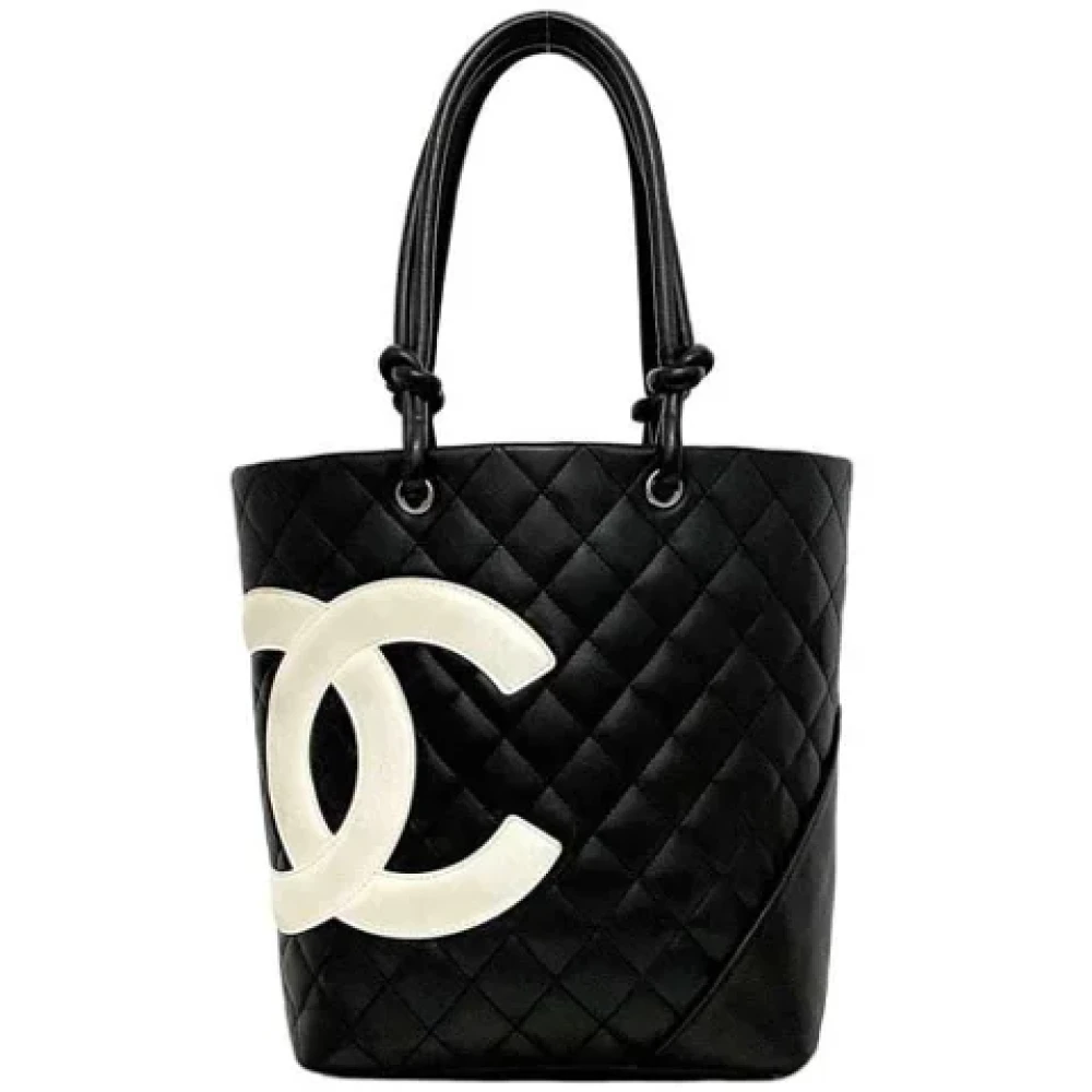 Chanel Vintage Pre-owned Fabric chanel-bags Black Dames