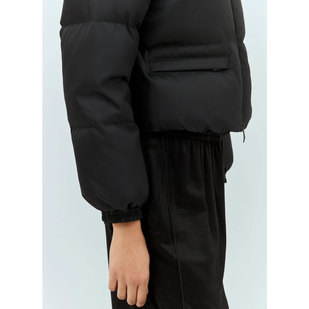 Moncler Mat Gewatteerd Donsjack Black Dames