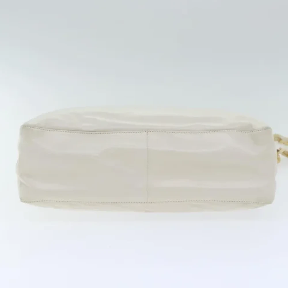 Prada Vintage Pre-owned Leather prada-bags White Dames