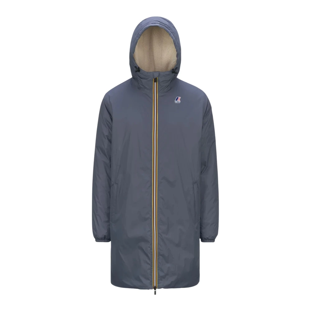 K-way Eiffel Orsetto Grey Blue Avion Jas Gray Heren