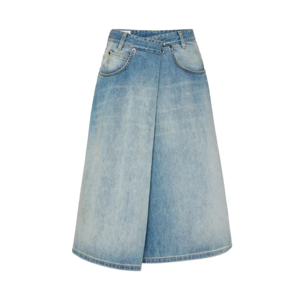 Maison Margiela Skirts - Female - Denim Skirts - Blue - Xs - Skirts