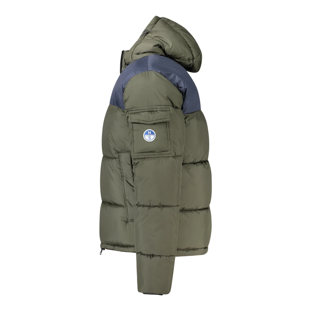 North Sails Groene Hoodie met Afneembare Capuchon Green Heren