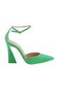 talons-en-daim-vert-avec-bride-de-cheville