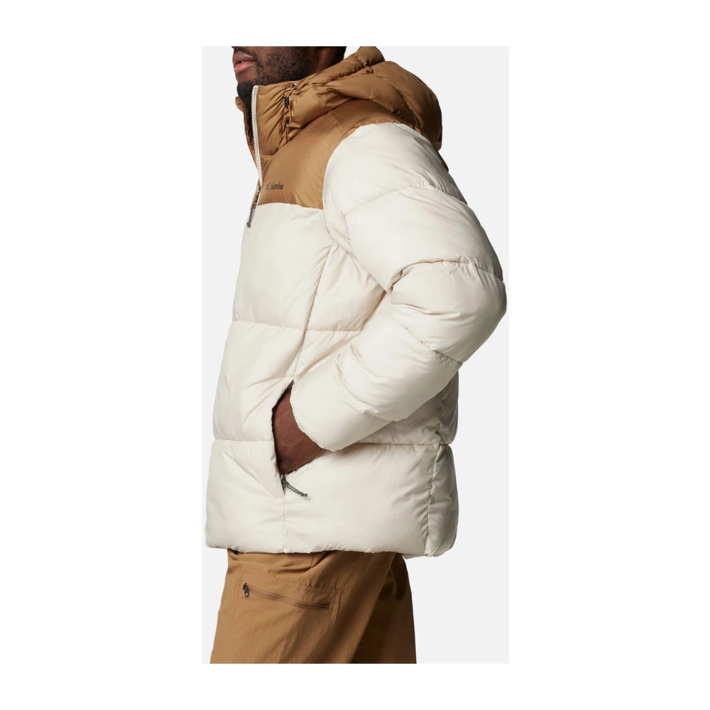 Columbia Capuchonjas voor mannen White Heren