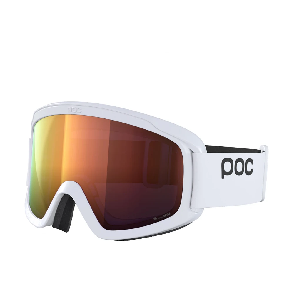 POC Hydrogen White Sunny Orange Opsin Goggles White Unisex