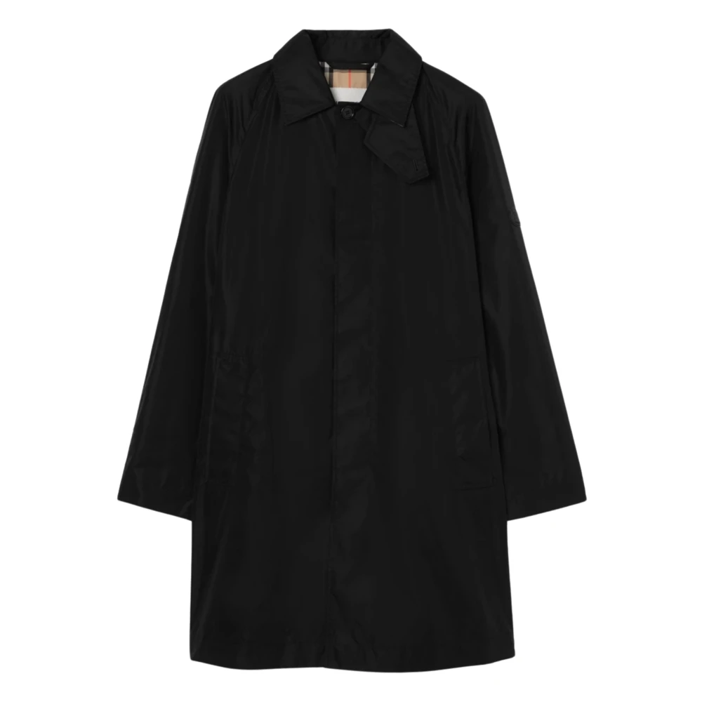 Burberry Ridgewood Car Coat - Male - Single-Breasted Coats - Black - L - Coats