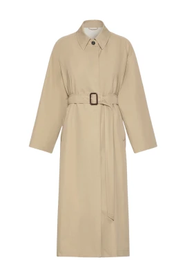Vattenavvisande gabardintrenchcoat