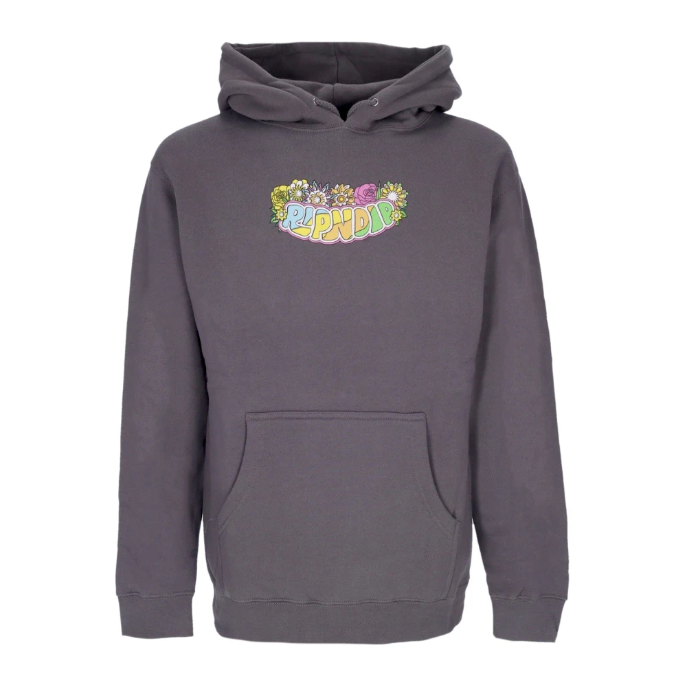 Ripndip Houtskool hoodie met kangoeroezak Black Heren