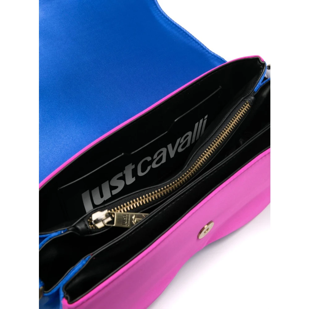 Just Cavalli Roze Schoudertas met Stijl Multicolor Dames