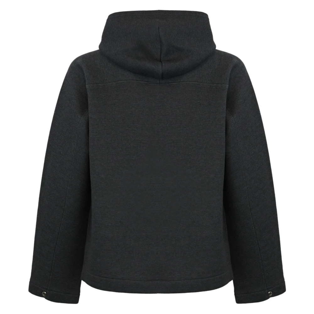 The North Face Zwarte Katoenen Hoodie Black Dames