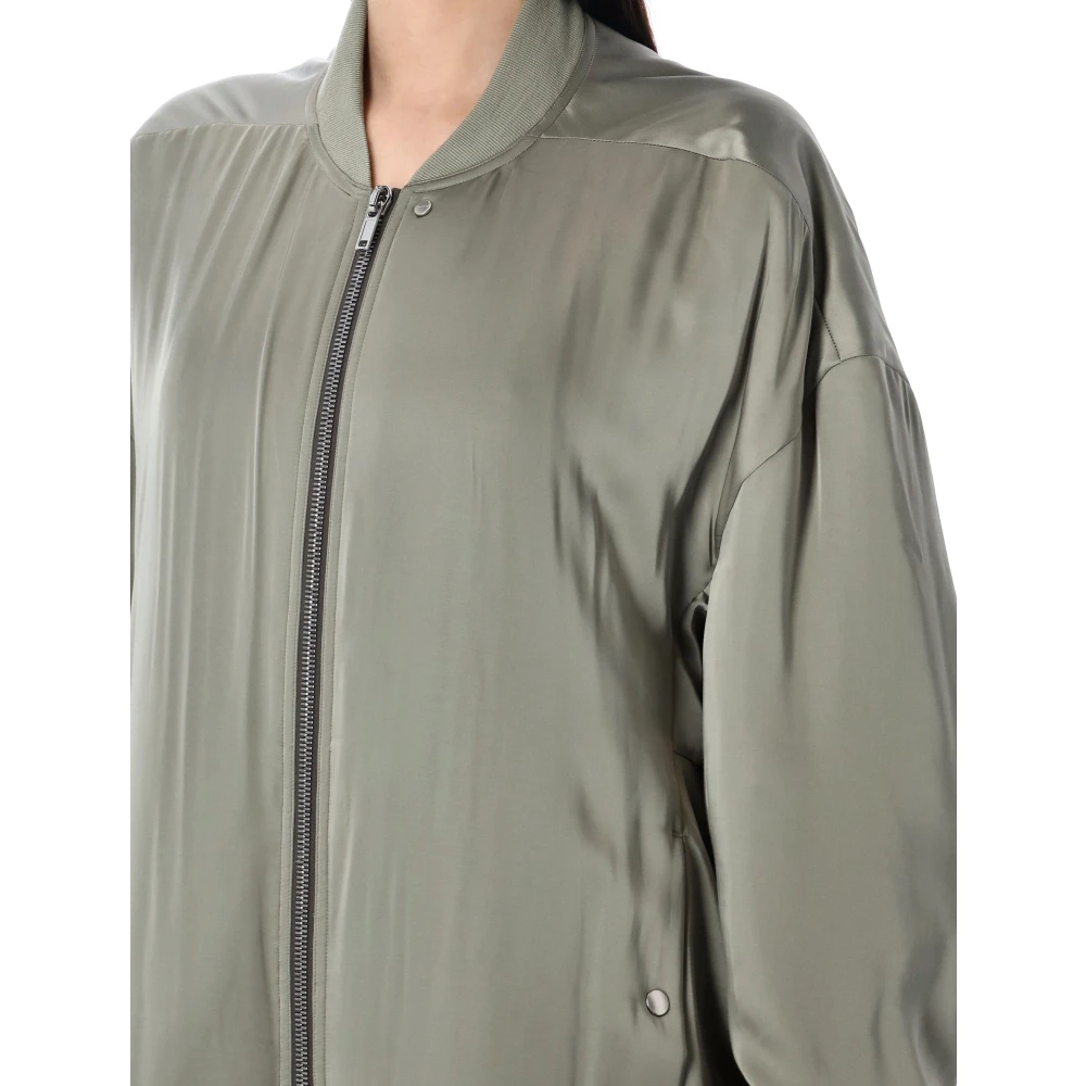 Rick Owens Peter Flight Bomber Jacket Green Dames