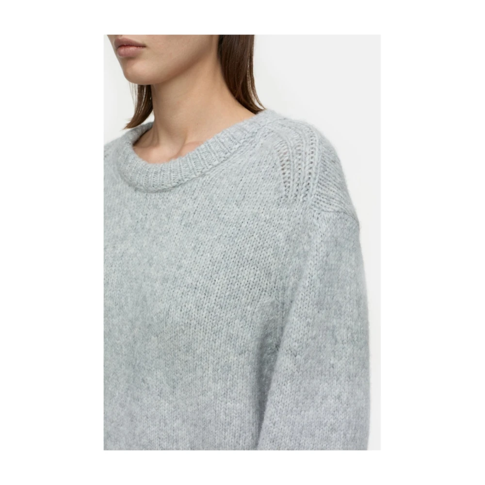 closed Lichtgrijze trui Gray Dames
