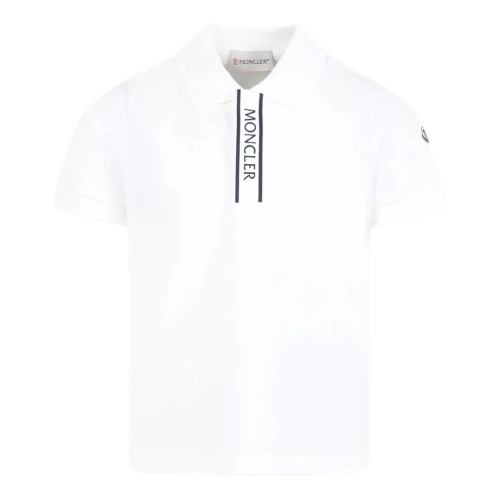 Moncler Casual Polo Skjorta White, Pojke