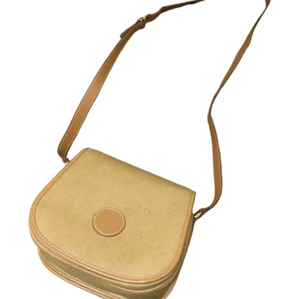 Gucci Vintage Pre-owned Leather shoulder-bags Beige Dames