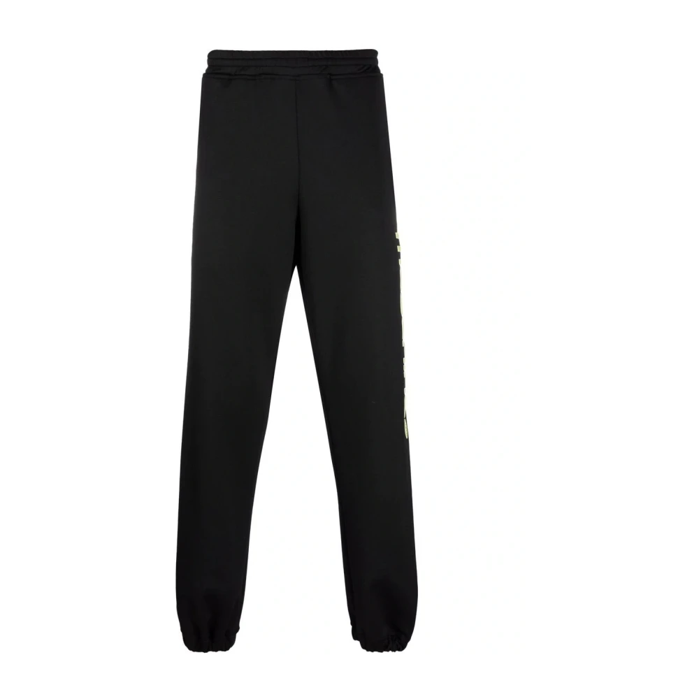 Moschino Men's Black Sweatpants, Xl, Casual Trousers