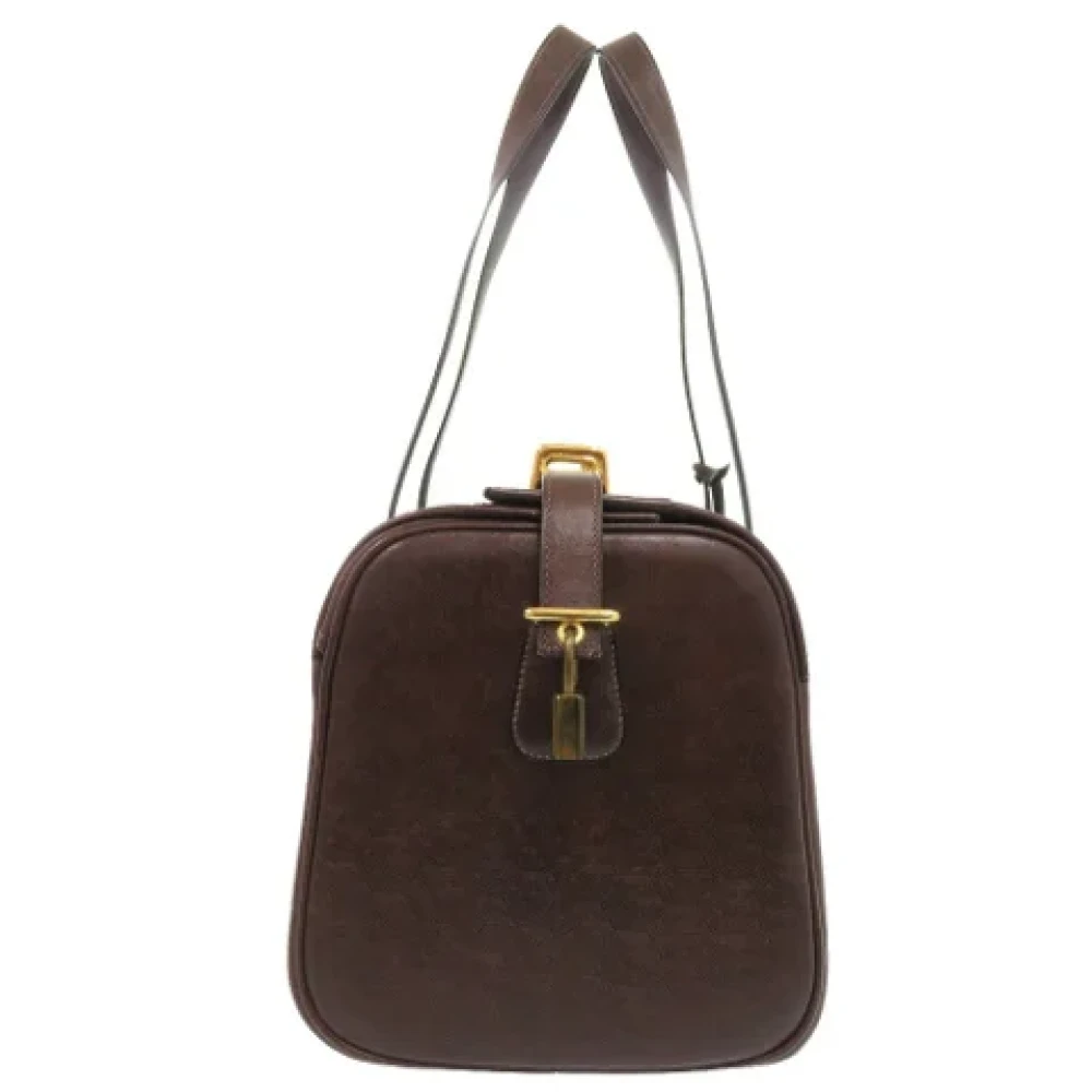 Hermès Vintage Pre-owned Leather travel-bags Brown Dames