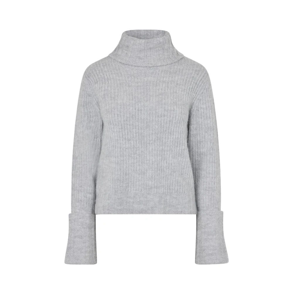MbyM Lichtgrijze Gebreide Trui Serine Gray Dames