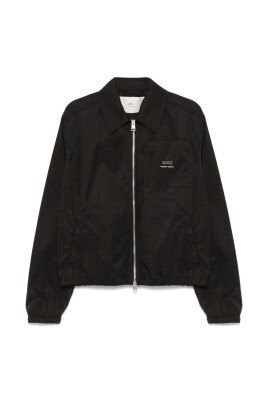 veste-noire-fermeture-eclair-poignets-elastiques
