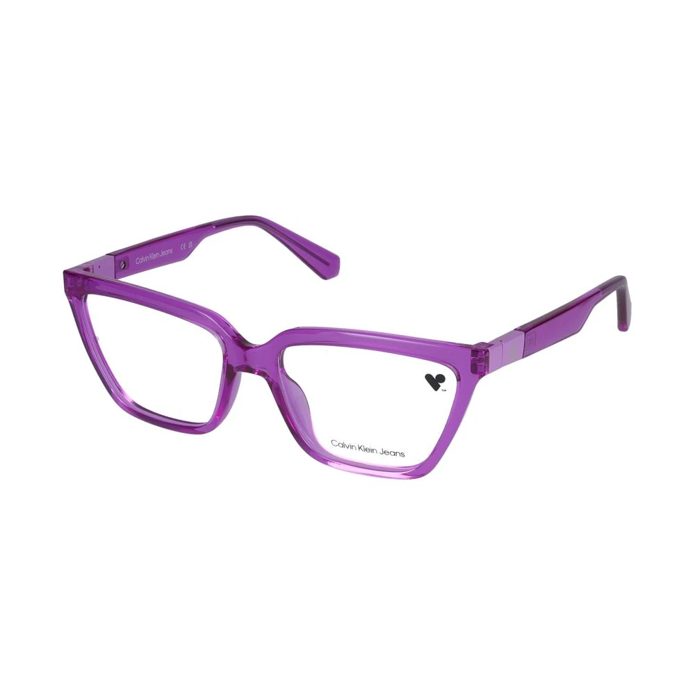 Calvin Klein Jeans Purple Glasses, Female, 54 Mm, Ckj23648 Optical Frame