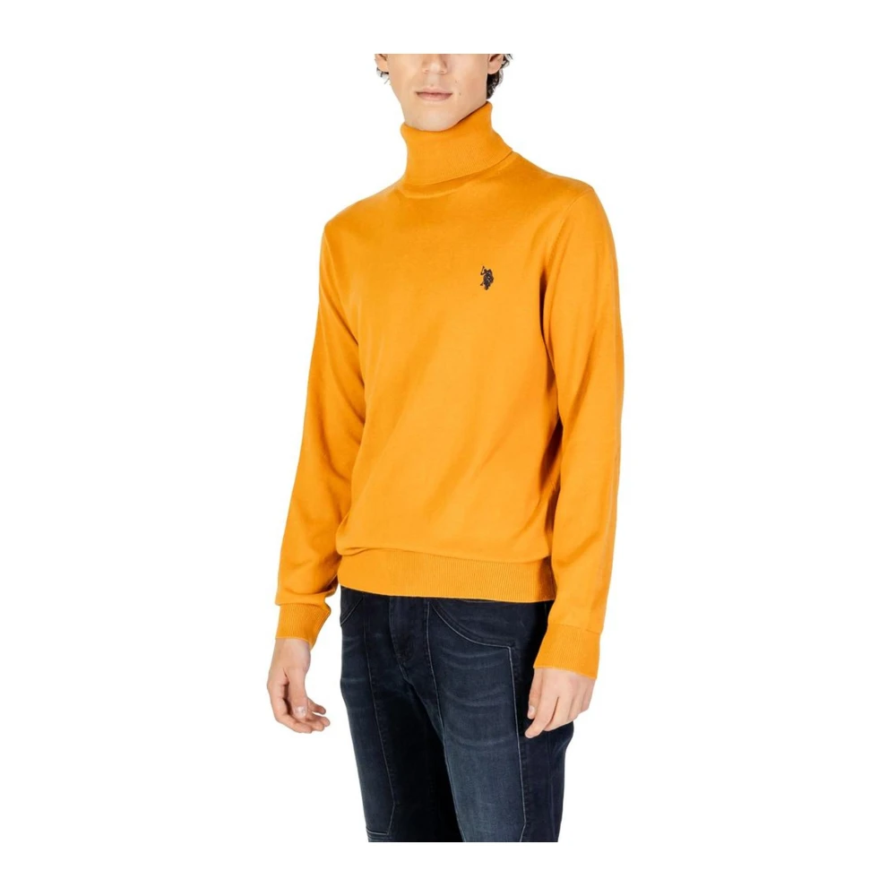 U.s. Polo Assn. Oranje Cashmere Blend Sweater Heren Gebreide kleding Orange Heren