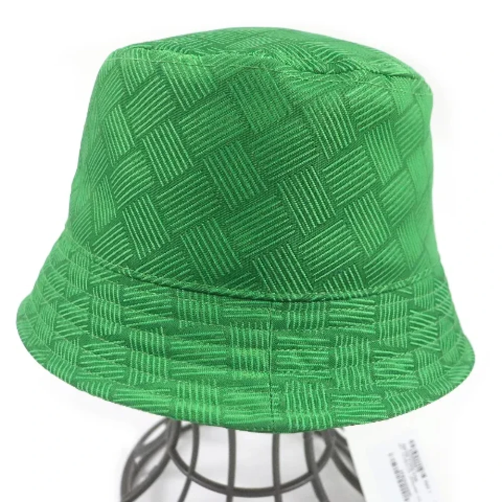 Bottega Veneta Vintage Pre-owned Canvas hats Green Heren