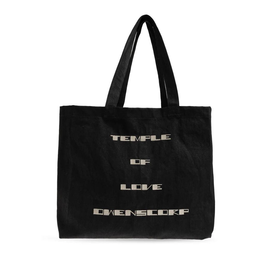 Rick Owens Uomo Nero Borse, Taglia Unica, New,