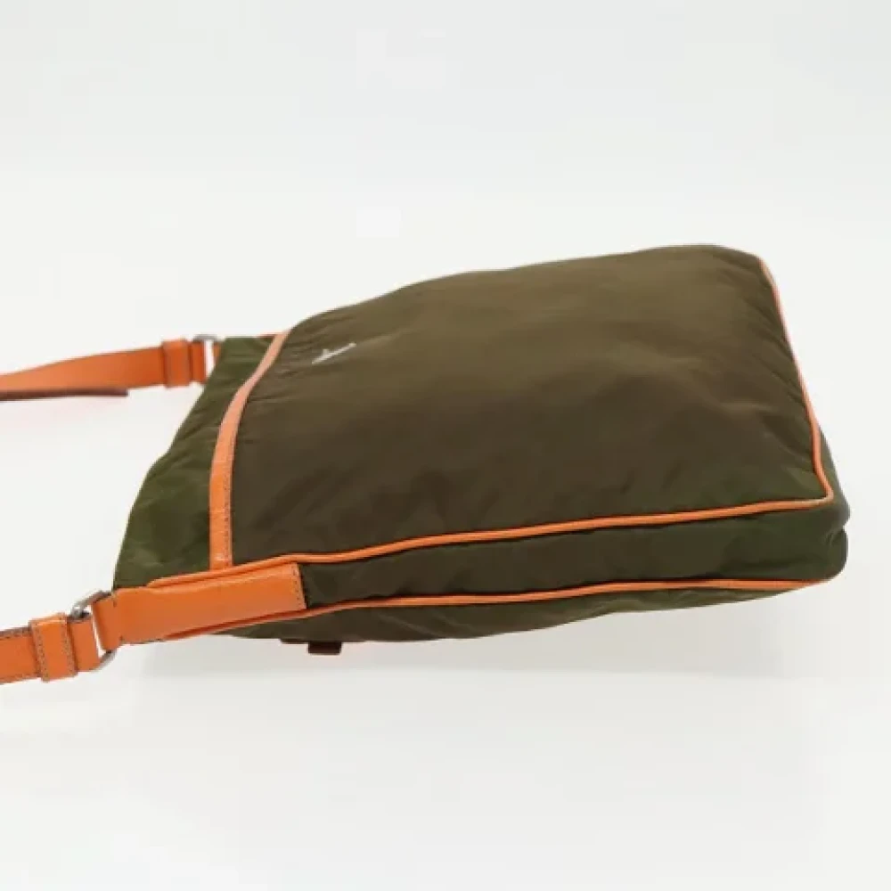 Prada Vintage Pre-owned Nylon prada-bags Brown Dames