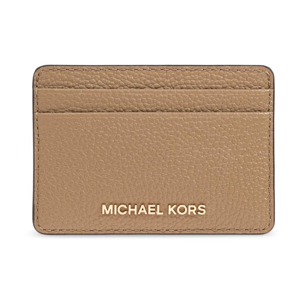 Michael Kors Card Case Jet Set Beige Dames