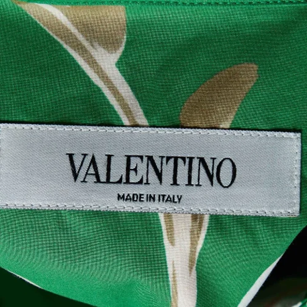 Valentino Vintage Pre-owned Cotton dresses Multicolor Dames