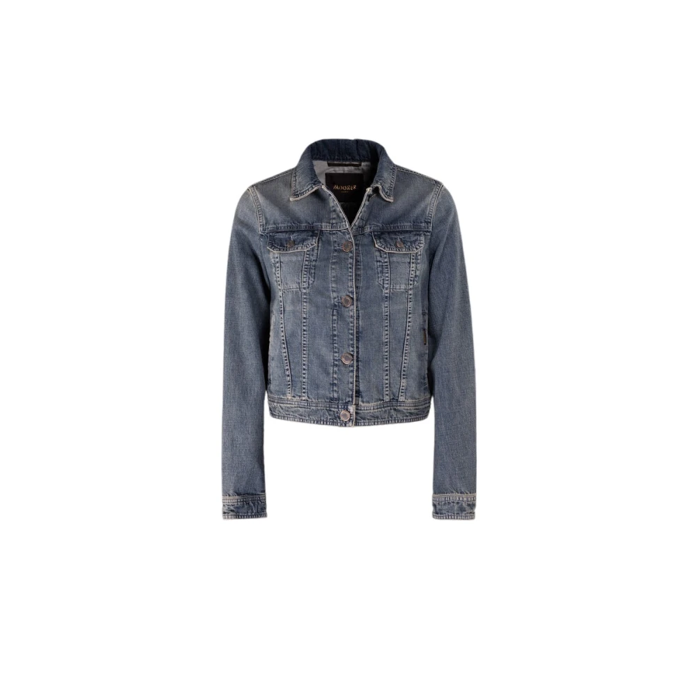 Jackets > Denim Jackets - - Moorer - Modalova