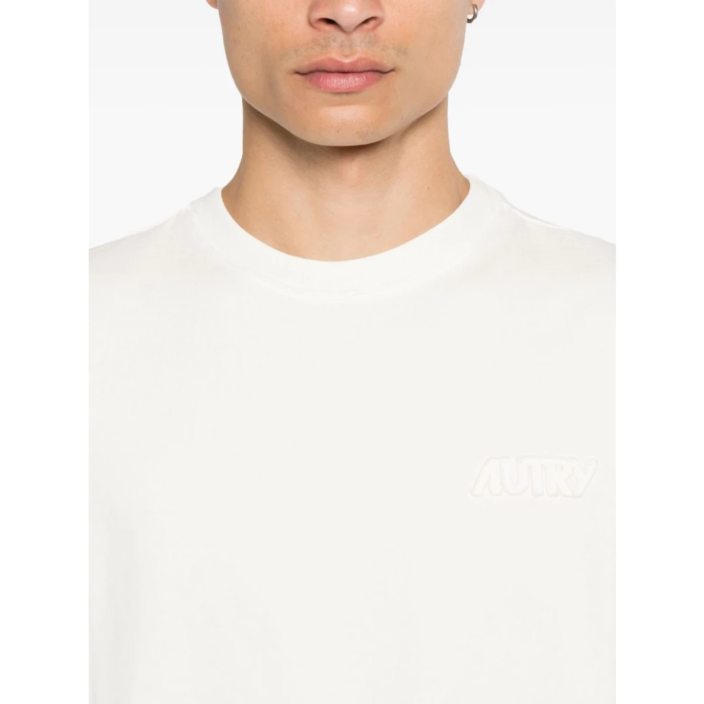 Autry Beige T-Shirt Beige Heren