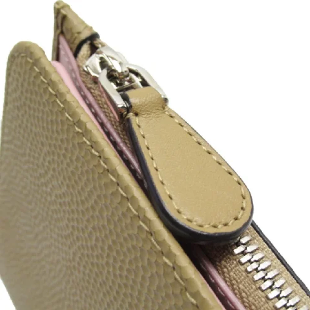 Bally Pre-owned Leather wallets Beige Dames
