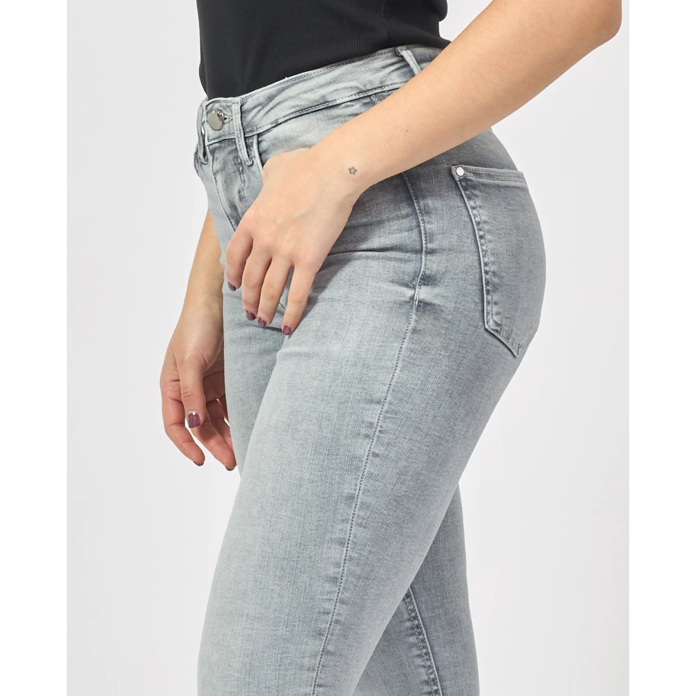 Guess Slim Fit Grijze Jeans met Zakken Gray Dames