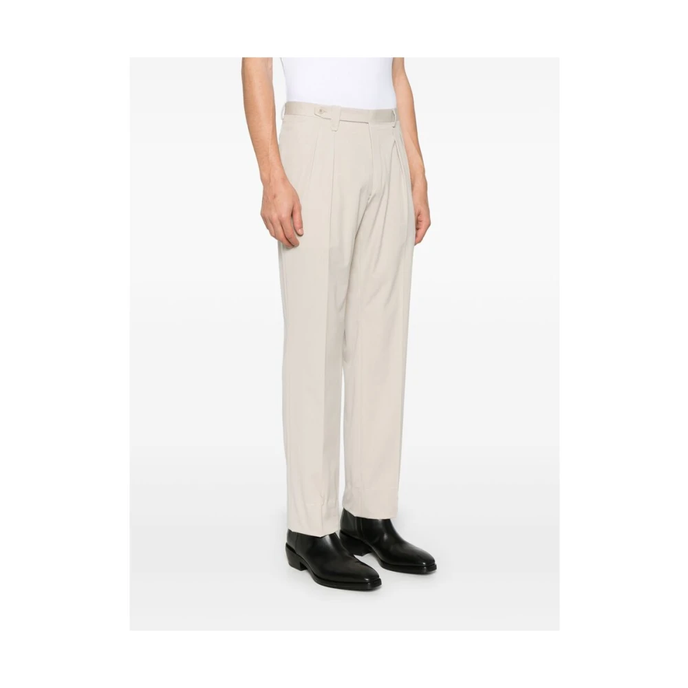 Brioni Beige Broek met Zakken en Knopen Beige Heren