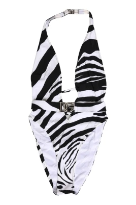 Deep V-Neck One Piece