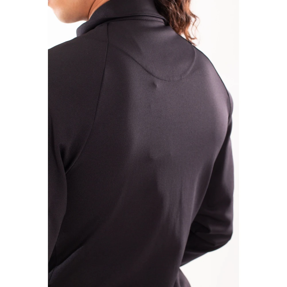 Y-3 Zwarte 3-Stripes Track Jacket Black Heren