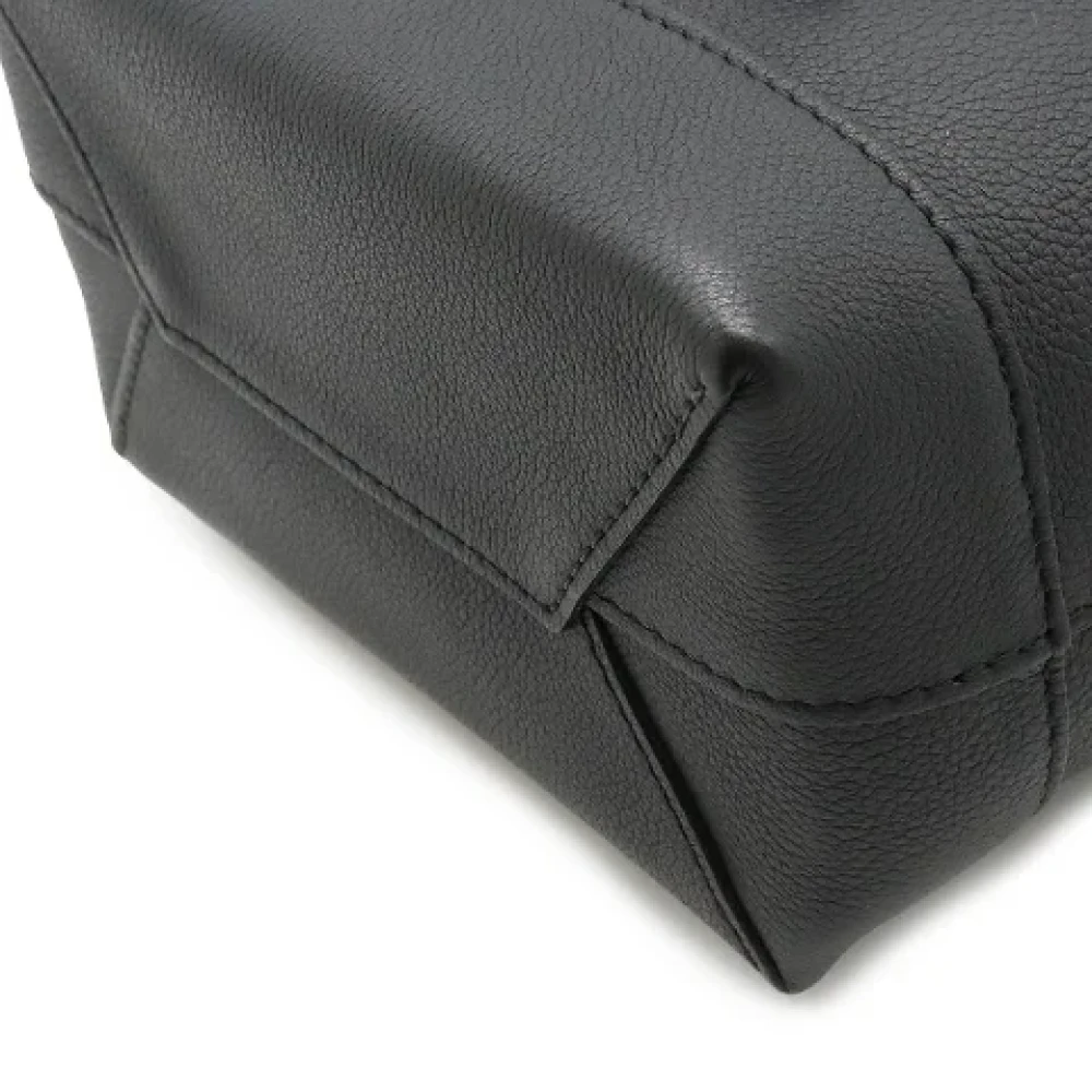 Louis Vuitton Vintage Pre-owned Leather backpacks Black Dames