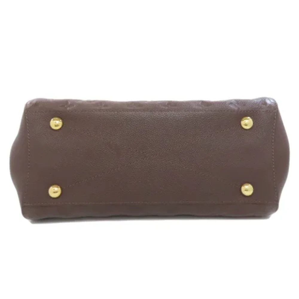 Louis Vuitton Vintage Pre-owned Fabric handbags Brown Dames