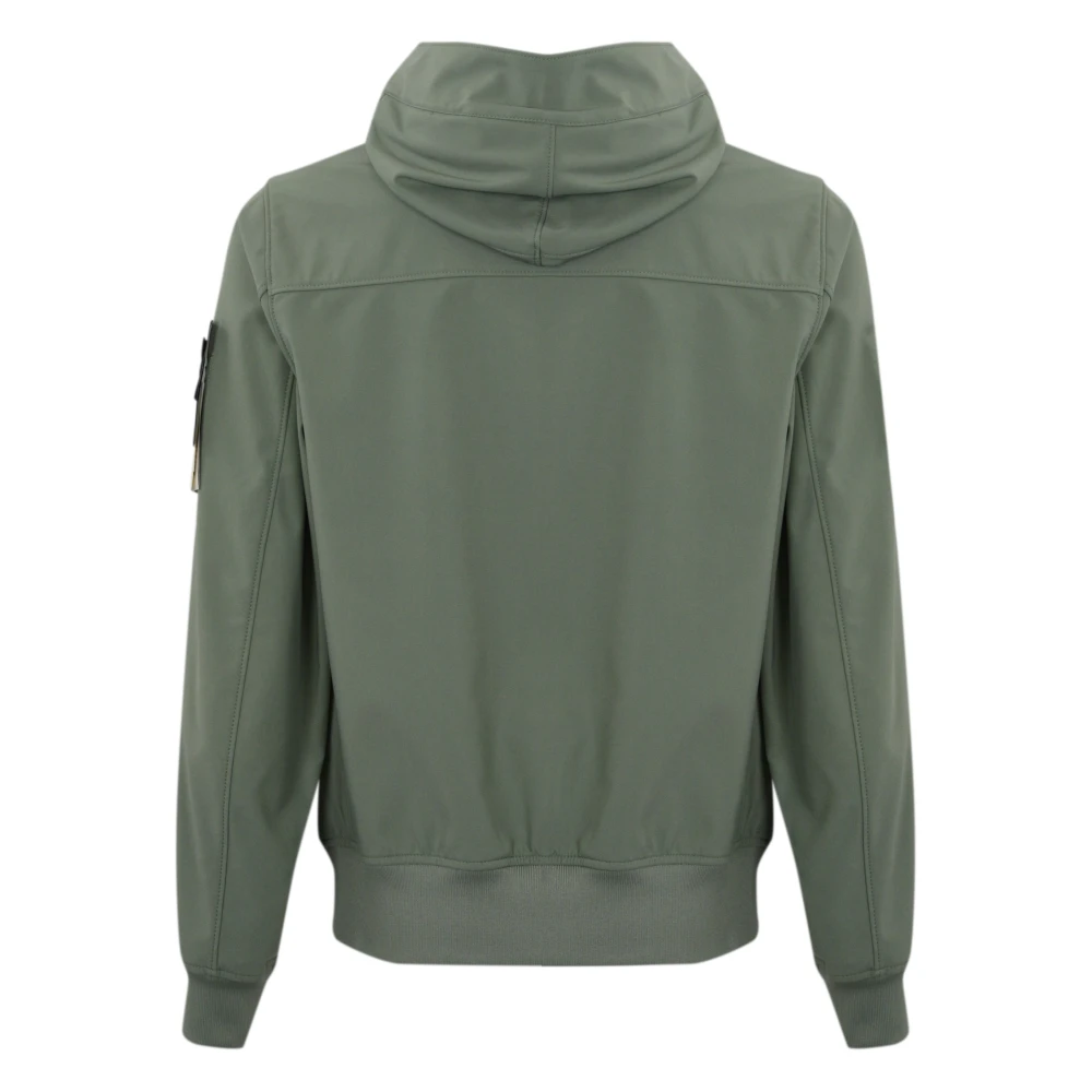 Stone Island Technische drielaagse polyesterjas Green Heren