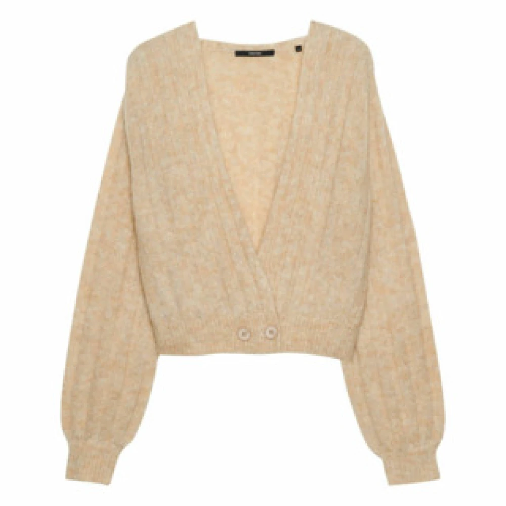 Someday. Effen Pullover Beige Dames