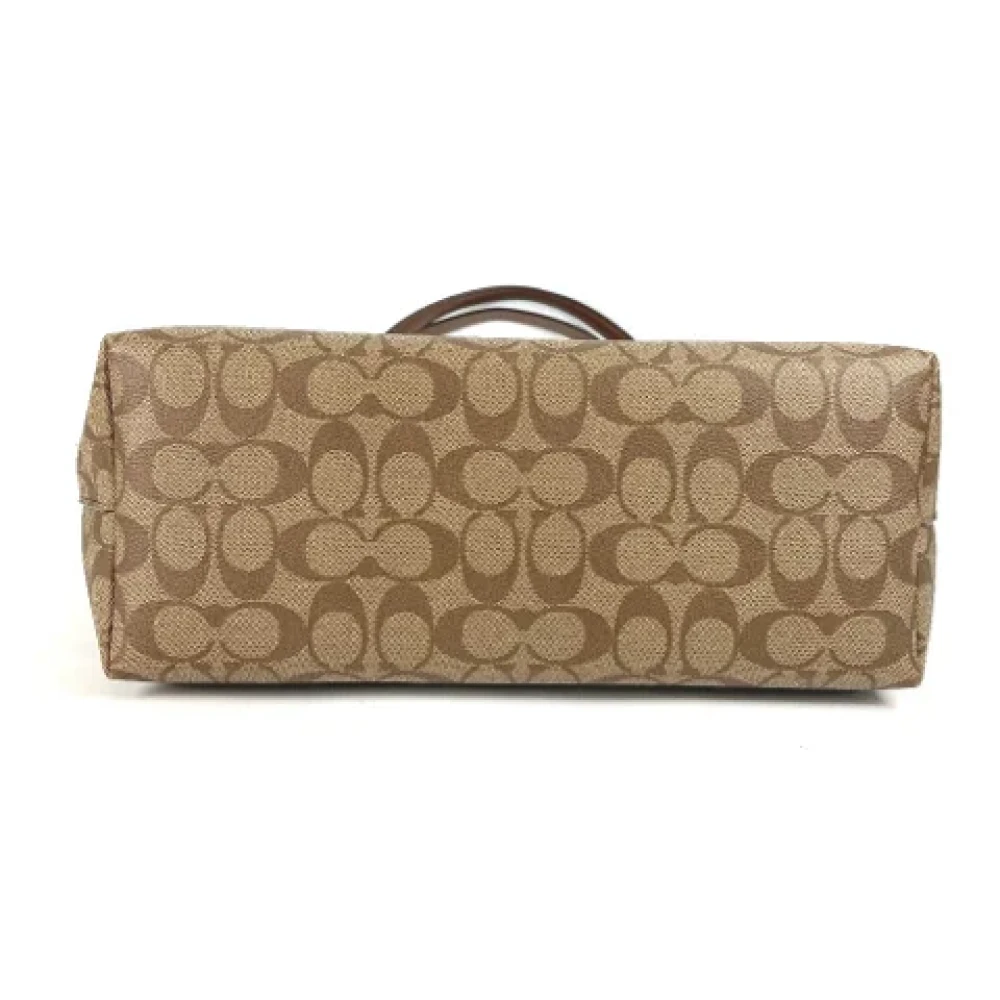 Coach Pre-owned Fabric handbags Brown Dames