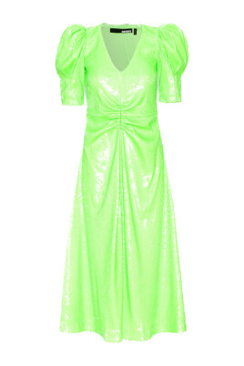 sequin-v-neck-dress-in-green-gecko